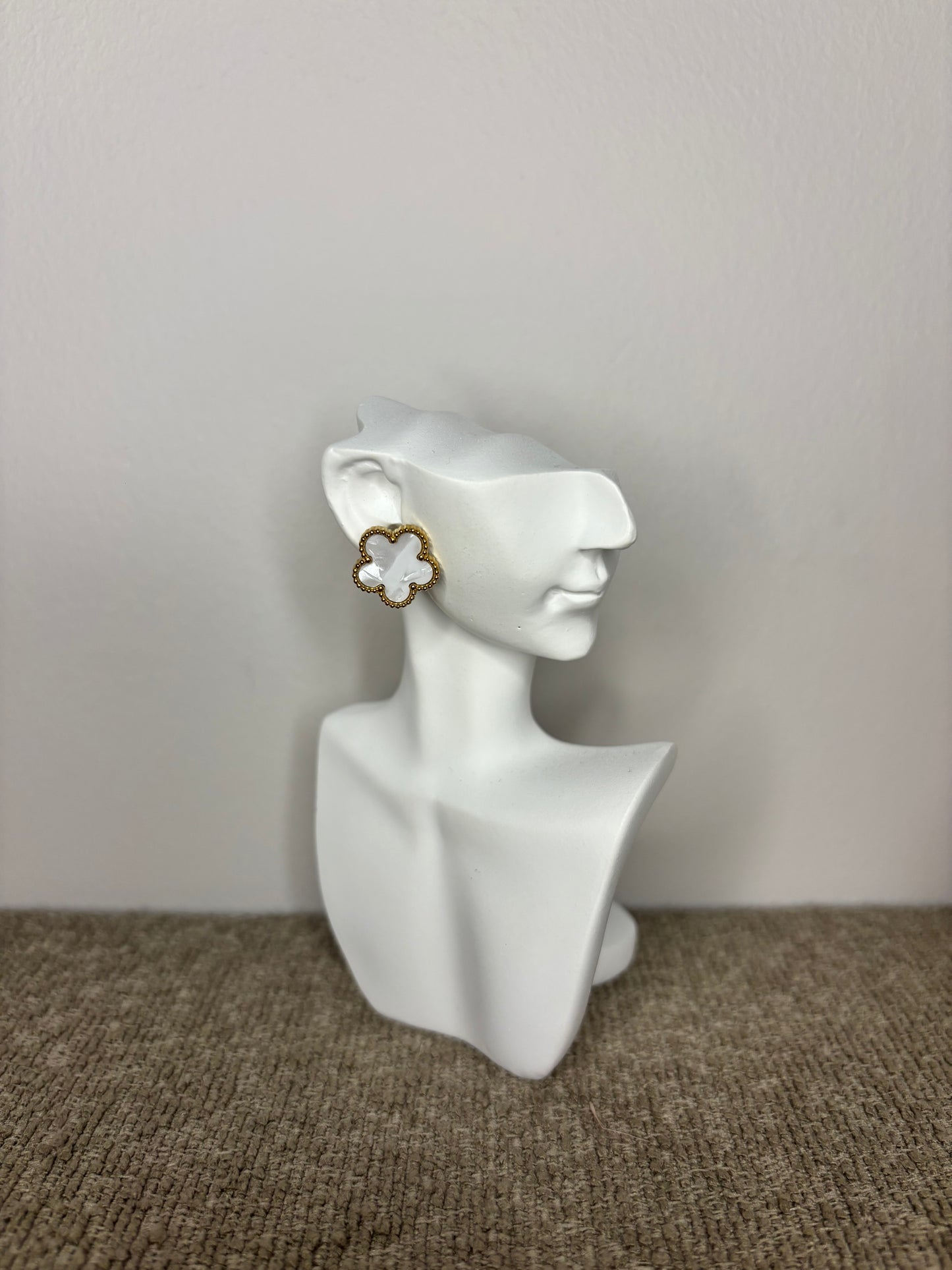 Boucles d’oreilles LOUNA Blanc